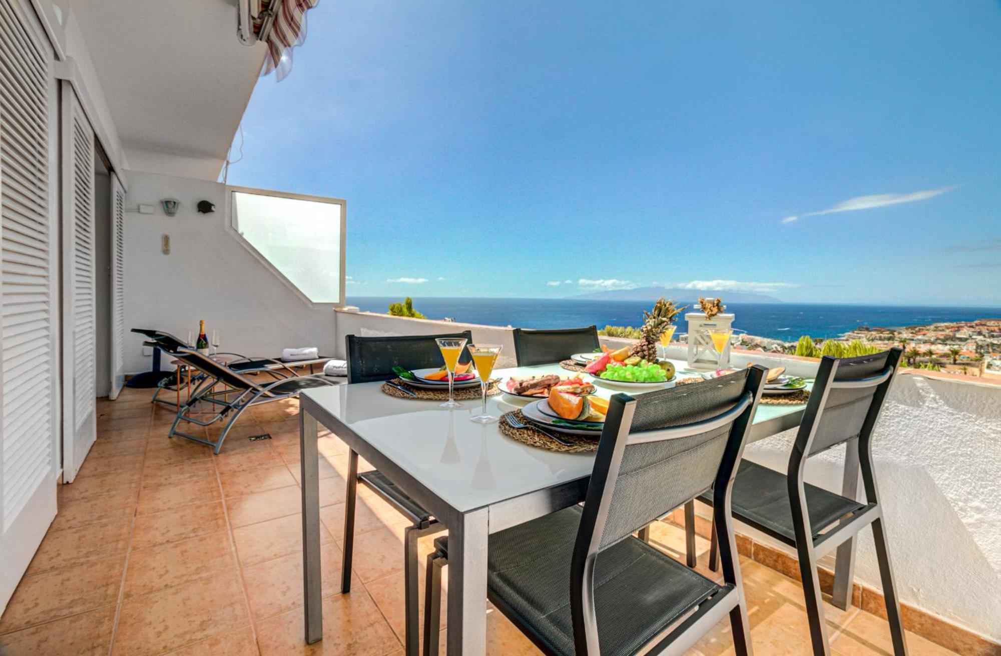 Sea View Panoramic Apartment Costa Adeje  Luaran gambar